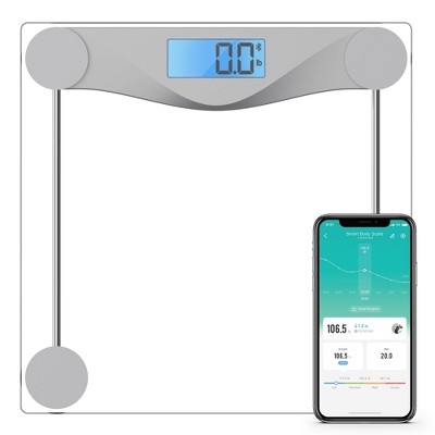 Smart Glass Body Weight Scale with Digital Display - Etekcity: Tempered Glass, BMI Indicator, 400 lb Capacity