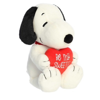 Aurora Small Snoopy Be My Sweetie Peanuts Timeless Stuffed Animal White 8.5"