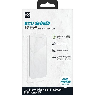 iFrogz Apple iPhone 16/iPhone 15 Eco Shield Screen Protector