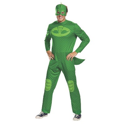 Mens PJ Masks Gekko Costume - Large/X Large - Green