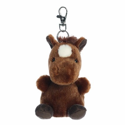 Aurora Mini Truffle Brown Horse Palm Pals Adorable Clip-On Brown 4"