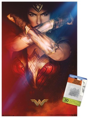 Trends International DC Comics Movie - Wonder Woman - Bracelets One Sheet Unframed Wall Poster Prints
