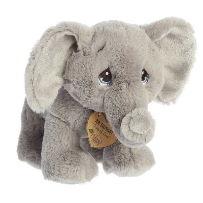 Aurora Small Tuk Elephant Precious Moments Inspirational Stuffed Animal Gray 9.5"