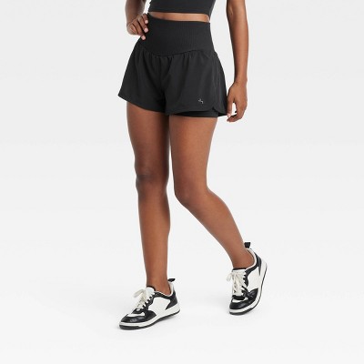 Women's Seamless Waistband Woven High-Rise Shorts 2.5" - JoyLab™