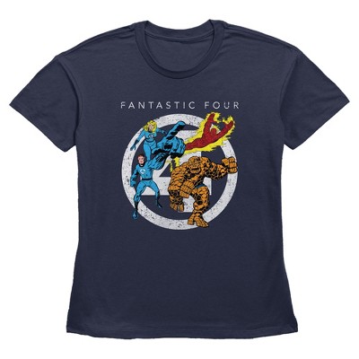 Womens Marvel: Fantastic Four Classic Squad Logo T Shirt