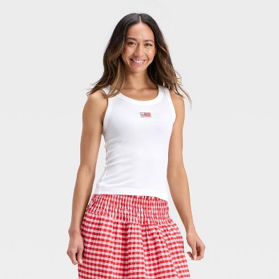 Women's Embroidered Tank Top - Universal Thread™