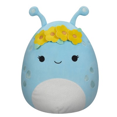 Squishmallows 11" Neelu Pastel Blue Alien with Flower Crown Little Plush