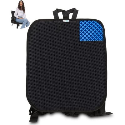 FOMI Gel Orthopedic Back Cushion | Comfortable Backrest |19" x 17"