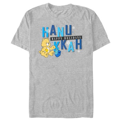 Men's Care Bears Funshine Bear Happy Hanukkah T-Shirt