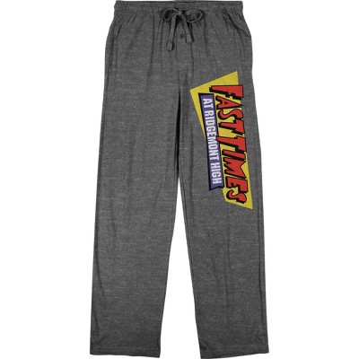 Fast Times At Ridgemont High Comedy Movie Grey Sleep Pajama Pants