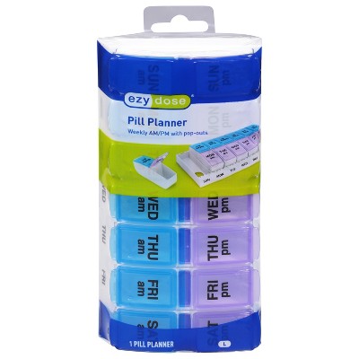 Ezy Dose Weekly AM/PM Large Pill Planner 1 ea