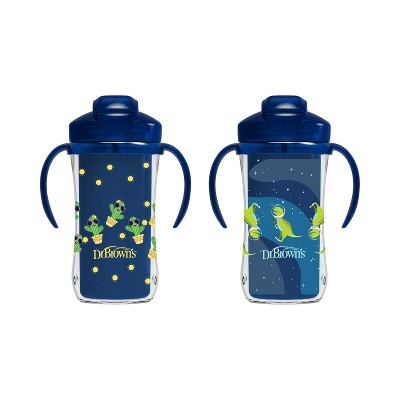Dr. Brown's 10 fl oz Insulated Straw Cup - 2pk