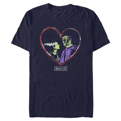 Men's The Bride of Frankenstein Freaky Couple T-Shirt