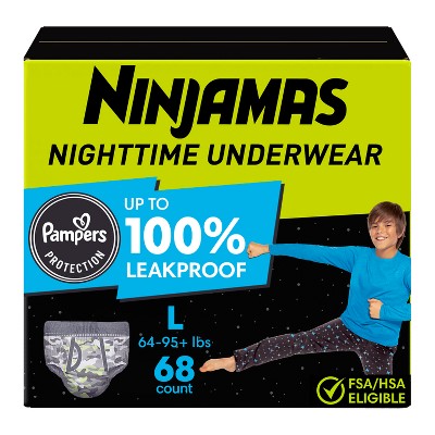 Pampers Ninjamas Nighttime Boys' Underwear - (Select Size and Count)