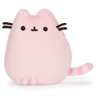 GUND Pusheen Sitting Pose Squisheen Stuffed Animal, Squishy Plush Toy - Pink