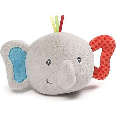 Gund Baby Flappy Elephant Silly Sounds Light Up Plush Ball, Gray, 6"