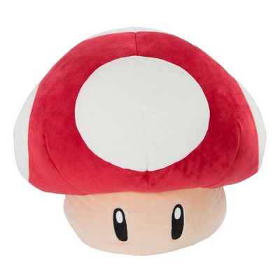 Club Mocchi Mocchi Super Mario Red Mushroom Mega 15" Plush