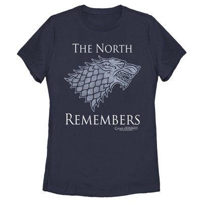 Women's Game of Thrones North Remembers Symbol T-Shirt