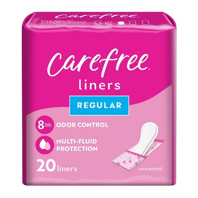 Carefree Wrapped Unscented Panty Liners To Go