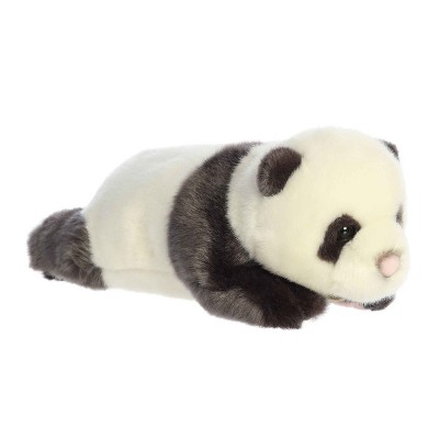 Aurora Medium Baby Panda Miyoni Tots Adorable Stuffed Animal Black and White 11"