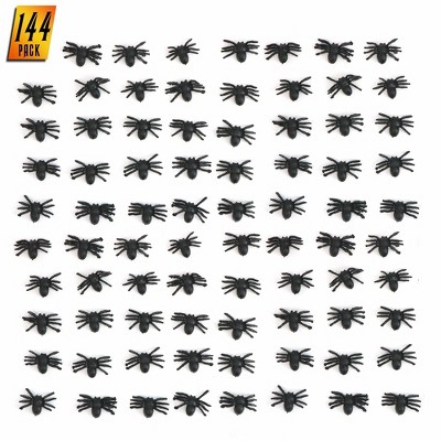 Skeleteen Fake Spiders - 144 Pack