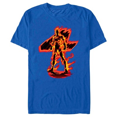 Men's Marvel: Fantastic Four Human Torch Four T-Shirt