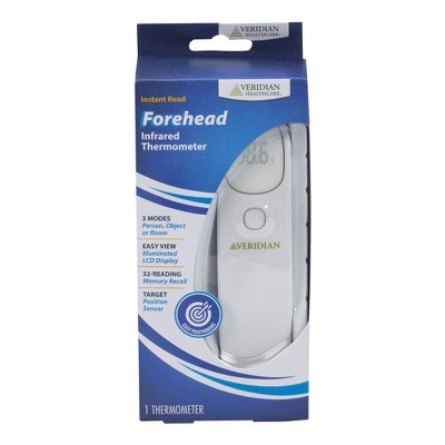 Veridian Non-Contact Thermometer LED Display 09-313 1 Each