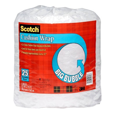Scotch Big Bubble Cushion Wrap 12" x 25'