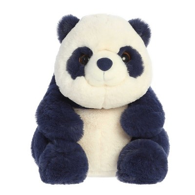 Aurora Medium Panda Lin Lin Adorable Stuffed Animal Navy 11.5"