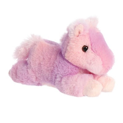 Aurora Small Pony Mini Flopsie Adorable Stuffed Animal Pink 8"
